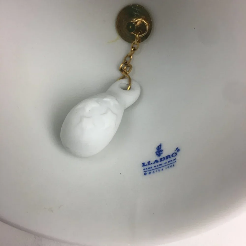 Vtg‎ 1988 Lladro Christmas Holiday Porcelain Bell